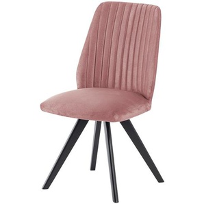Woodford Polsterstuhl  Eloy - rosa/pink - Materialmix - 50 cm - 87 cm - 59 cm | Möbel Kraft