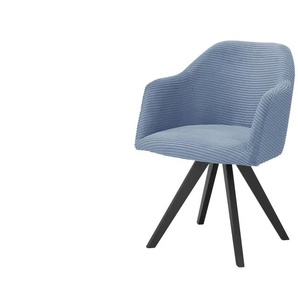 Woodford Polsterstuhl  Felix ¦ blau ¦ Maße (cm): B: 58 H: 83 T: 64.0