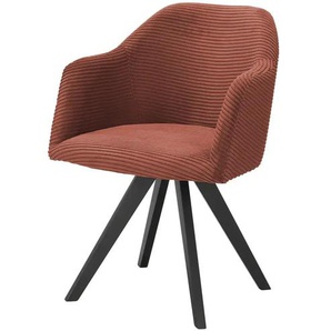 Woodford Polsterstuhl  Felix ¦ rot ¦ Maße (cm): B: 58 H: 83 T: 62.0