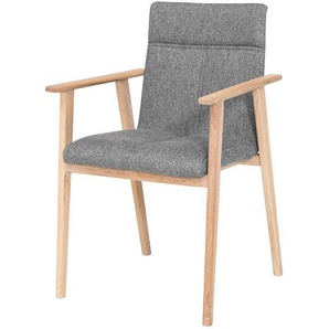 Woodford Polsterstuhl  Inga ¦ grau ¦ Maße (cm): B: 56 H: 87 T: 57.0