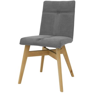 Woodford Polsterstuhl Inga ¦ grau ¦ Maße (cm): B: 50 H: 87 T: 56.0