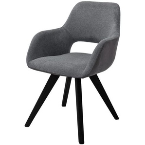 Woodford Armlehnstuhl  Lucina ¦ grau ¦ Maße (cm): B: 56 H: 86 T: 64.0