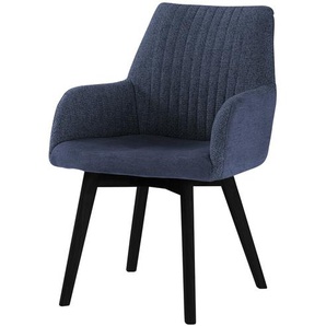 Woodford Polsterstuhl  Menda - blau - Materialmix - 59 cm - 87 cm - 61 cm | Möbel Kraft