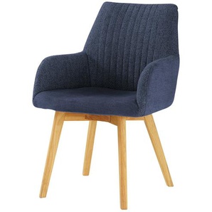 Woodford Polsterstuhl  Menda ¦ blau ¦ Maße (cm): B: 59 H: 87 T: 61