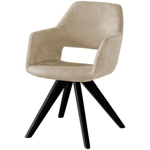 Woodford Armlehnstuhl  Berlin ¦ beige ¦ Maße (cm): B: 57 H: 85 T: 67.0