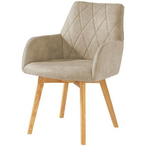 Woodford Armlehnstuhl  Bristol ¦ beige ¦ Maße (cm): B: 60 H: 88 T: 67.0