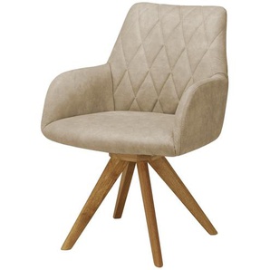 Woodford Armlehnstuhl  Bristol ¦ beige ¦ Maße (cm): B: 60 H: 88 T: 67.0