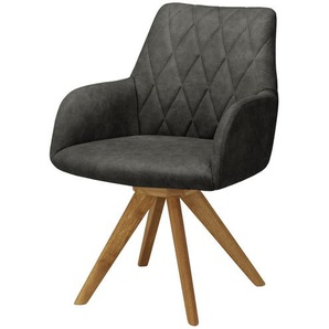 Woodford Armlehnstuhl  Bristol ¦ grau ¦ Maße (cm): B: 60 H: 88 T: 67.0