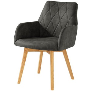 Woodford Armlehnstuhl  Bristol ¦ grau ¦ Maße (cm): B: 60 H: 88 T: 67.0