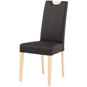 Woodford Polsterstuhl  mit Griff Gabi 4 - braun - Materialmix - 47 cm - 100 cm - 59 cm | Möbel Kraft