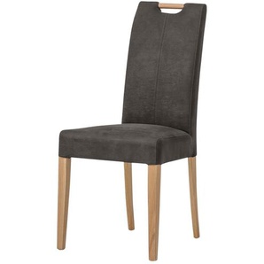 Woodford Polsterstuhl  mit Griff Gabi 4 ¦ braun ¦ Maße (cm): B: 47 H: 100 T: 59