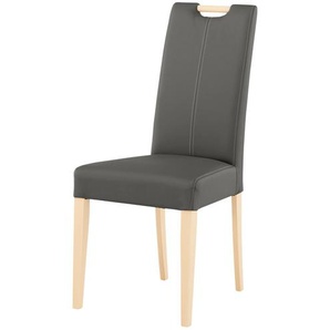 Woodford Polsterstuhl  mit Griff Gabi 4 ¦ grau ¦ Maße (cm): B: 47 H: 100 T: 59