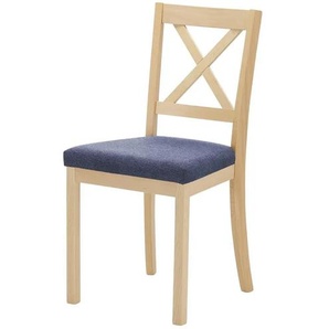 Woodford Polsterstuhl  Olivia ¦ blau ¦ Maße (cm): B: 45 H: 90 T: 51.0