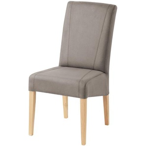 Woodford Polsterstuhl mit Massivholzgestell Silke ¦ beige ¦ Maße (cm): B: 49 H: 98 T: 62.0