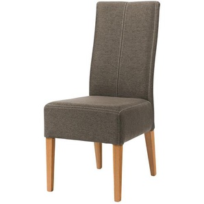 Woodford Esszimmerstuhl mit Ziernaht im Rücken Simone ¦ braun ¦ Maße (cm): B: 47 H: 99 T: 67.0