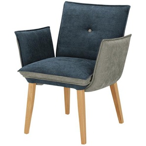 Woodford Esszimmerstuhl  Sunna ¦ blau ¦ Maße (cm): B: 73 H: 87 T: 65.0