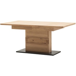 Woodford Säulentisch  ausziehbar Monta - holzfarben - Materialmix - 100 cm - 77 cm | Möbel Kraft