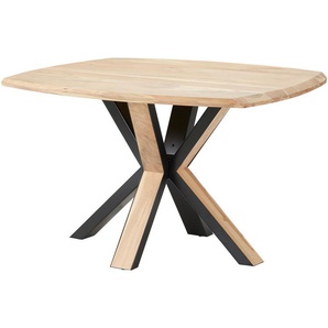Woodford Säulentisch  massiv Milva ¦ holzfarben ¦ Maße (cm): B: 100 H: 77