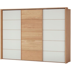 Woodford Schwebetürenschrank  3-türig teilmassiv Kyran ¦ holzfarben ¦ Maße (cm): B: 300 H: 217 T: 67.0