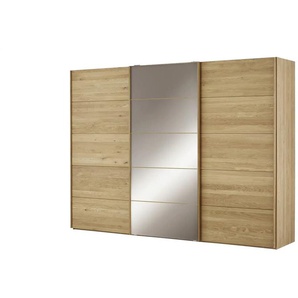 Woodford Schwebetürenschrank Kyran - holzfarben - Materialmix - 300 cm - 217 cm - cm 67,0 | Möbel Kraft