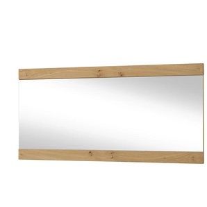 Woodford Spiegel   Lina - holzfarben - Glas , Aluminium, Holzwerkstoff - 125 cm - 59 cm - 2 cm | Möbel Kraft
