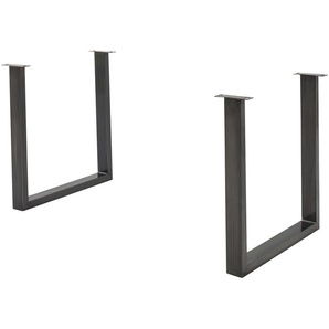 Dine + Mine Tischgestell aus Metall SigNature One ¦ grau ¦ Maße (cm): B: 73 H: 74 T: 8.0