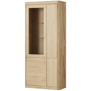 Woodford Vitrine  Barton ¦ holzfarben ¦ Maße (cm): B: 90 H: 200 T: 41.0