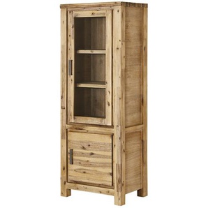 Woodford Vitrine  Borneo ¦ holzfarben ¦ Maße (cm): B: 67 H: 180 T: 45