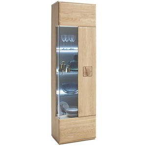 Woodford Vitrine  Loggia ¦ holzfarben ¦ Maße (cm): B: 60 H: 208 T: 38.0