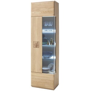 Woodford Vitrine  Loggia ¦ holzfarben ¦ Maße (cm): B: 60 H: 208 T: 38.0