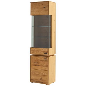 Woodford Vitrine  Moris ¦ holzfarben ¦ Maße (cm): B: 53 H: 202 T: 38