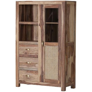 Woodford Vitrine  Tiana ¦ holzfarben ¦ Maße (cm): B: 95 H: 147 T: 43.0