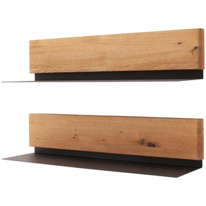 Woodford Wandboard  2er Set Rosiro ¦ holzfarben ¦ Maße (cm): B: 90 H: 20 T: 22.0