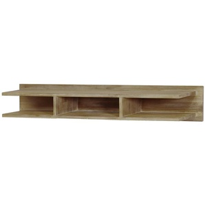 Woodford Wandregal  Borneo ¦ holzfarben ¦ Maße (cm): B: 120 H: 21 T: 30.0