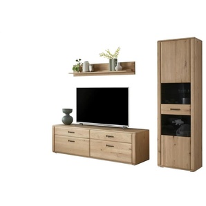Woodford Wohnkombination Azzurro - holzfarben - Materialmix - 268 cm - 207 cm - cm 50,0 | Möbel Kraft