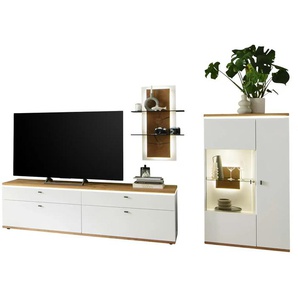 Woodford Wohnkombination  Marlea ¦ weiß ¦ Maße (cm): B: 290 H: 191 T: 50.0