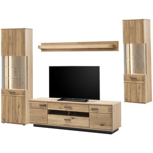 Woodford Wohnkombination  Monta ¦ holzfarben ¦ Maße (cm): B: 305 H: 208 T: 50.0