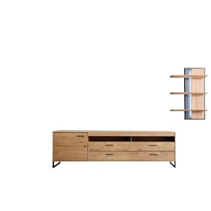 Woodford Wohnkombination Oakland - holzfarben - Materialmix - 265 cm - 183 cm - cm 50,0 | Möbel Kraft