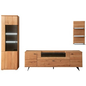 Woodford Wohnkombination  Rosiro ¦ holzfarben ¦ Maße (cm): B: 305 H: 209 T: 50.0