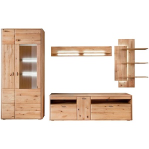 Woodford Wohnkombination  Rowa ¦ holzfarben ¦ Maße (cm): B: 340 H: 208 T: 50.0