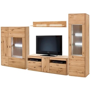 Woodford Wohnkombination Rowa - holzfarben - Materialmix - 318 cm - 208 cm - cm 50,0 | Möbel Kraft