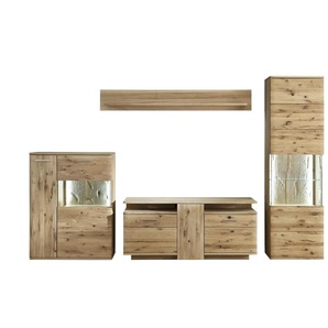 Woodford Wohnwand Astoria - holzfarben - Materialmix - 300 cm - 208 cm - cm 45,0 | Möbel Kraft