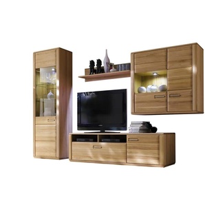 Woodford Wohnwand  Dio ¦ holzfarben ¦ Maße (cm): B: 286 H: 209 T: 51.0