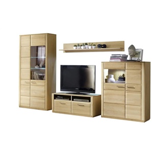 Woodford Wohnwand Dio - holzfarben - Materialmix - 338 cm - 209 cm - cm 51,0 | Möbel Kraft