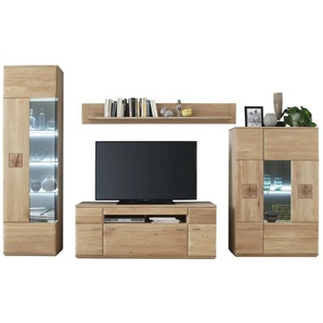 Woodford Wohnwand Loggia - holzfarben - Materialmix - 300 cm - 208 cm - cm 50,0 | Möbel Kraft