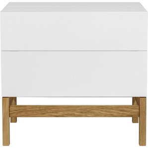 Woodman Barschrank Delian Breite 75 cm, Fußrahmen aus massiver Eiche, im skandinavian Design