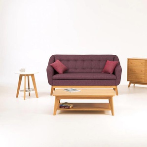 Woodman Couchtisch »Bórgvin«, Breite 115 cm, zeitloses Design, mit 1 Ablageboden, Holzfurnier Eiche
