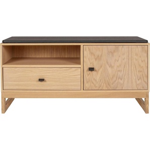 Woodman Schuhbank Slussen, im skandinavian Design, Holzfurnier aus Eiche