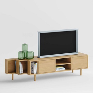 Woodman TV-Board Shift, mit Echtholzfurnier aus Eiche, Breite 189 cm, mit Push-to-Open
