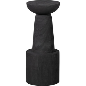 WOOOD Barhocker »Bink«, (Set, 2 St.), aus natürlichen Paulownia-Holz, runde Form, Sitzhöhe 76 cm,Ø 32 cm